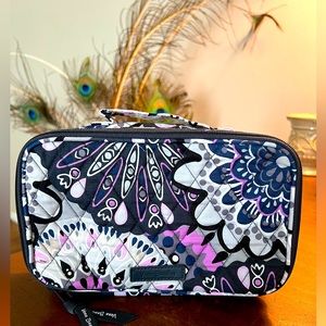 Vera Bradley organizer cosmetic travel bag.